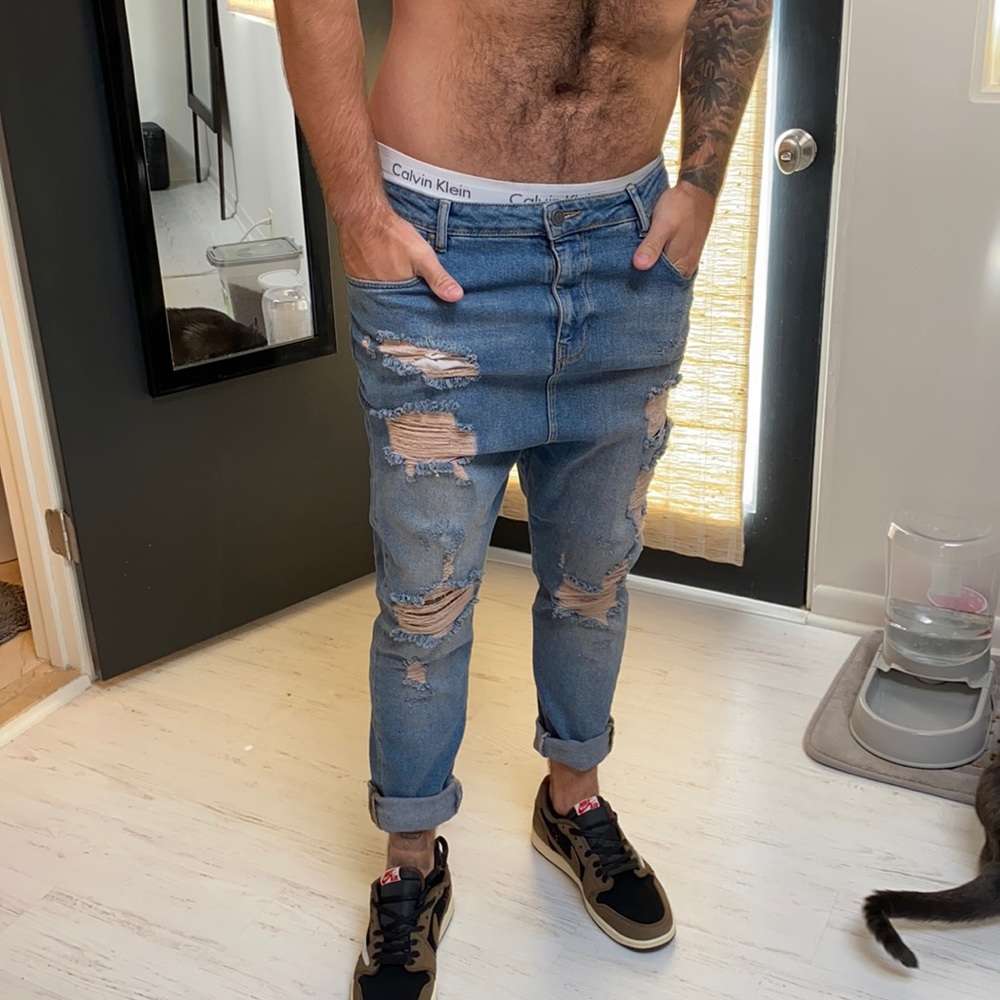 Asos Distressed Jeans